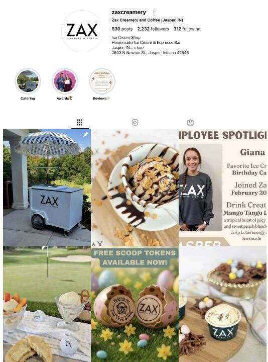 Contact Us | Zax Creamery